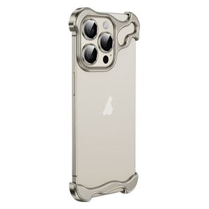  Fashion Case Mobile Cover For iPhone 15 Pro Max - Titanium Gray 