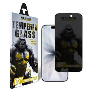  Infinity Tech Privacy Screen Protector for iPhone 17 - Black 