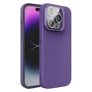  Fashion Case Mobile Cover For iPhone 14 Pro Max - Purple 