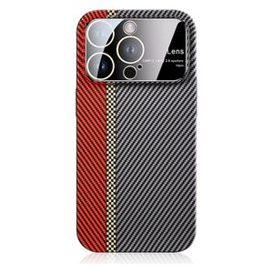  Fashion Case CarbonFrost Protective Cover for iPhone 15 Pro - Black 