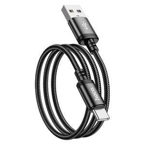  كيبل هوكو - يو اس بي اي  إلى يو اس بي سي -  شحن السريع ونقل البيانات - 1 متر - اسود 