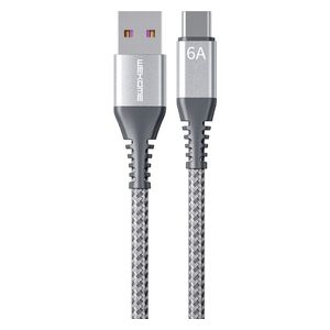  كيبل ويكوم - يو اس بي اي إلى يو اس بي سي - 1 متر - فضي 