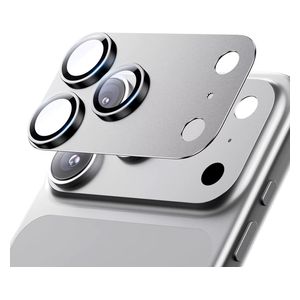  Infinity Tech Camera Protector For iPhone 17 Pro Max - Silver 