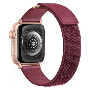  Infinity Tech Leather Band for Apple Watch - 38/40/41/42mm - Red 