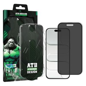  Infinity Tech Privacy Screen Protector for iPhone Air  - Black 