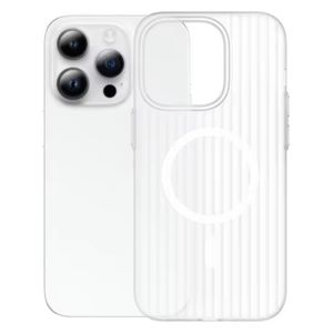  Fashion Case Mobile Cover For iPhone 16 Pro Max - White 