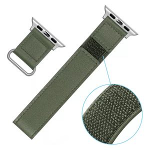  Infinity Tech Leather Band for Apple Watch - 42/44/45/46/49mm - Green 