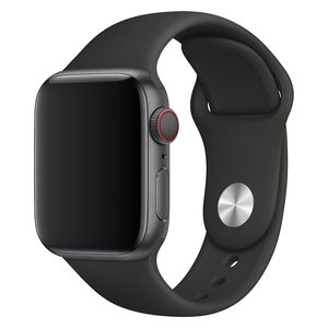  Infinity Tech Silicone Band for Apple Watch - 38/40/41/42mm - Black 