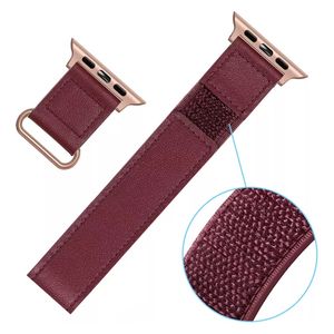  Infinity Tech Leather Band for Apple Watch - 38/40/41/42mm - Red 