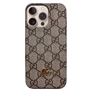  Fashion Case Mobile Cover For iPhone 16 Pro Max - Beige 