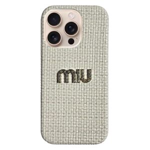  Fashion Case Mobile Cover For iPhone 16 Pro Max – Off-White 