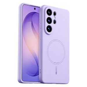  Fashion Case Silicone Case for Samsung Galaxy S26 Ultra - Purple 