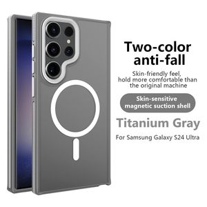  Fashion Case Mobile Cover For Samsung S24 Ultra - Titanium Gray 