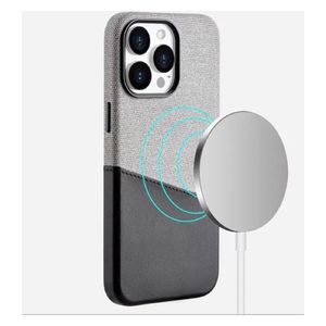  Fashion Case Mobile Cover For iPhone 15 Pro Max - Gray 