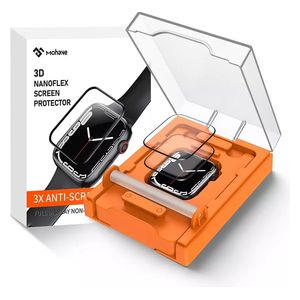  واقي الشاشة انفنيتي تك لحماية ساعة آبل - شفاف 