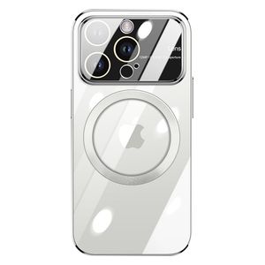  Fashion Case Mobile Cover For iPhone 15 Pro Max - Silver 