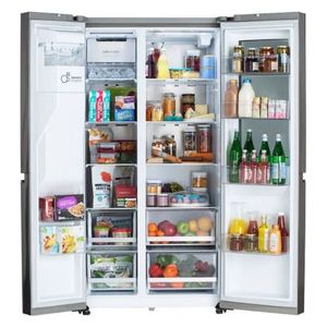  LG GCX-287TNS - 24ft - French Door Refrigerator - Silver 