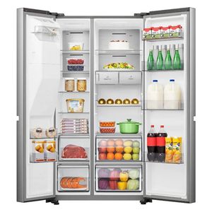  ثلاجة هايسنس ذات التصميم الفرنسي - 30 قدم - RS819N4ISU - سلفر 