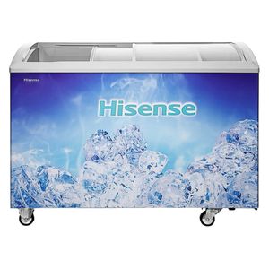  Hisense ICC394N4AWU - 14ft - Showcase Chiller - Blue 