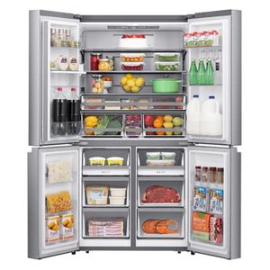  Hisense RQ749N4ASU - 27ft - Side By Side Refrigerator - Silver 