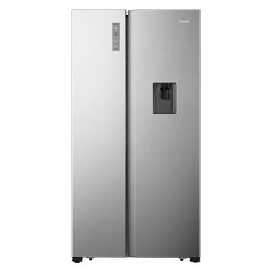 ثلاجة هايسنس ذات التصميم الفرنسي - 24 قدم - RS670N4WSU1 - سلفر