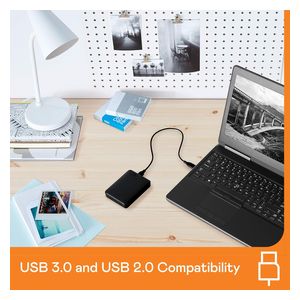 WD External Storage 1TB - Black