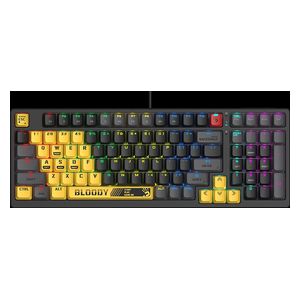  Bloody Wired Keyboard - Titanium Yellow 