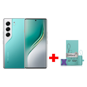 تيكنو Camon 40 Pro 5G - دبل سيم - اموليد - ميدياتك دايمنستي 7300 - بحجم بطارية 5200 ميلي امبير + شاحن محمول + سماعة بلوتوث - حجز مسبق