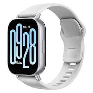 ساعة شاومي ريدمي واتش 5 اكتف - 2 انج - IPS LCD - بطارية تدوم حتى 18 يوم - سلفر