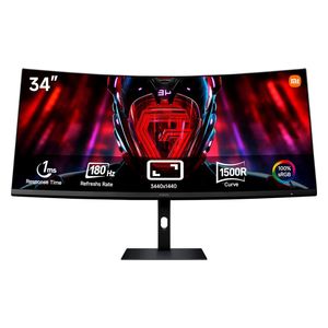  Xiaomi 34-Inch G34WQi - Curved Monitor - 180Hz - 1ms Response Time - QHD 