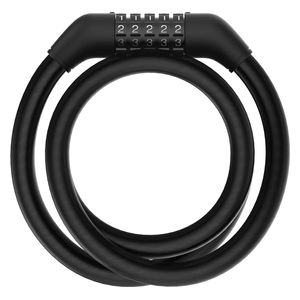  Xiaomi Electric Scooter Cable Lock - 5-Digit Combination - Rust-Resistant - Black 