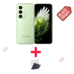 Tecno Spark 40 Pro Plus - Dual SIM - 6.78 inch Amoled, 1B colors, 144Hz, 1600 nits - Mediatek Helio G200 (6 nm) - 5200mAh + Umbrella