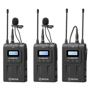  BOYA BY-WM8 PRO-K2-UHF - Dual-Channel Wireless Microphone System 