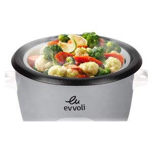 Evvoli Rice Cooker 4.5 L – Rice Cooker – Silver
