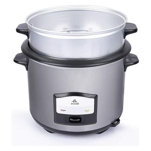Evvoli Rice Cooker 6 L – Rice Cooker – Silver
