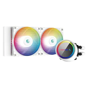 DeepCool GAMMAXX L240 A-RGB WH – Liquid CPU Cooler – Anti-Leak Technology –White