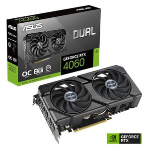 كرت شاشة أسوس جي فورس RTX 4060 دوال إيفو 8 جيجا أوك - أسود