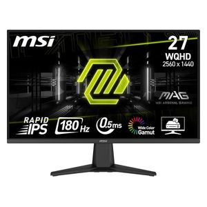 شاشة حاسبة ام اس اي 27-انج فئة MAG 275QF - سرعة الاستجابة 0.5 ملي ثانية - 180 هيرتز - WQHD