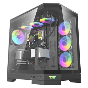 Dark Flash DQX90 - Computer Case - Black