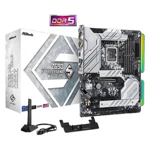 ASRock Z690 Steel Legend WiFi 6E/D5 LGA 1700 Motherboard - Black