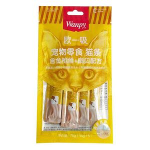  وانبي وجبة خفيفة للقطط بنكهة التونة والاسكالوب - 5 قطع 