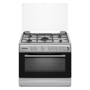  Shownic KCL-965GLX8 - 5 Burners - Gas Cooker - Silver 