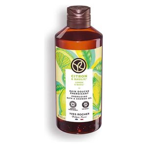  Yves Rocher Shower Gel with Lemon & Basil  Scent - 400 ml 