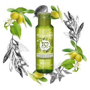  Yves Rocher Concentrated Olive Petitgrain Shower Gel - 100ml 