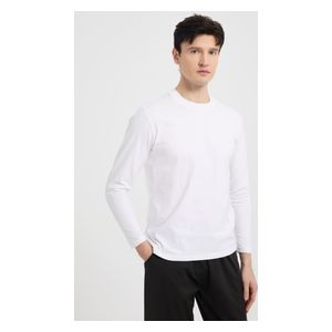  Stylish Bee Long Sleeve T-Shirt for Men, XL - White 