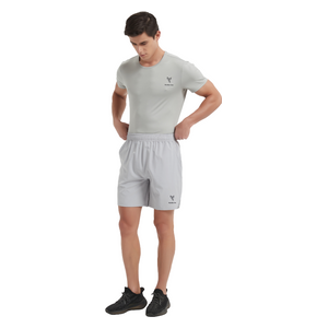  Stylish Bee Core Stride Short for Men, L - Gray 