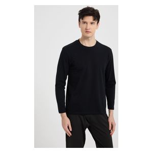  Stylish Bee Long Sleeve T-Shirt for Men, M - Black 