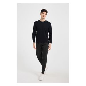  Stylish Bee Long Sleeve T-Shirt for Men, 2XL - Black 