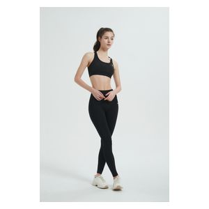  Stylish Bee Racerback High Support Sports Bra - WSBBLM001 - M / Black 