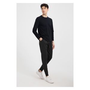  Stylish Bee Long Sleeve T-Shirt for Men, S - Black 